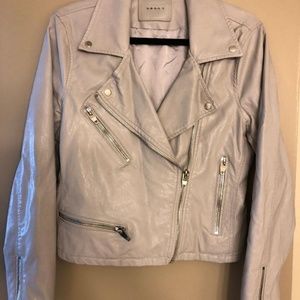 Blank NYC - Grey Vegan Leather Jacket